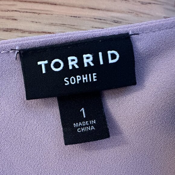 Blush Pink Torrid "Sophie" Swing Cami Size 1 (14-16) - Picture 8 of 11